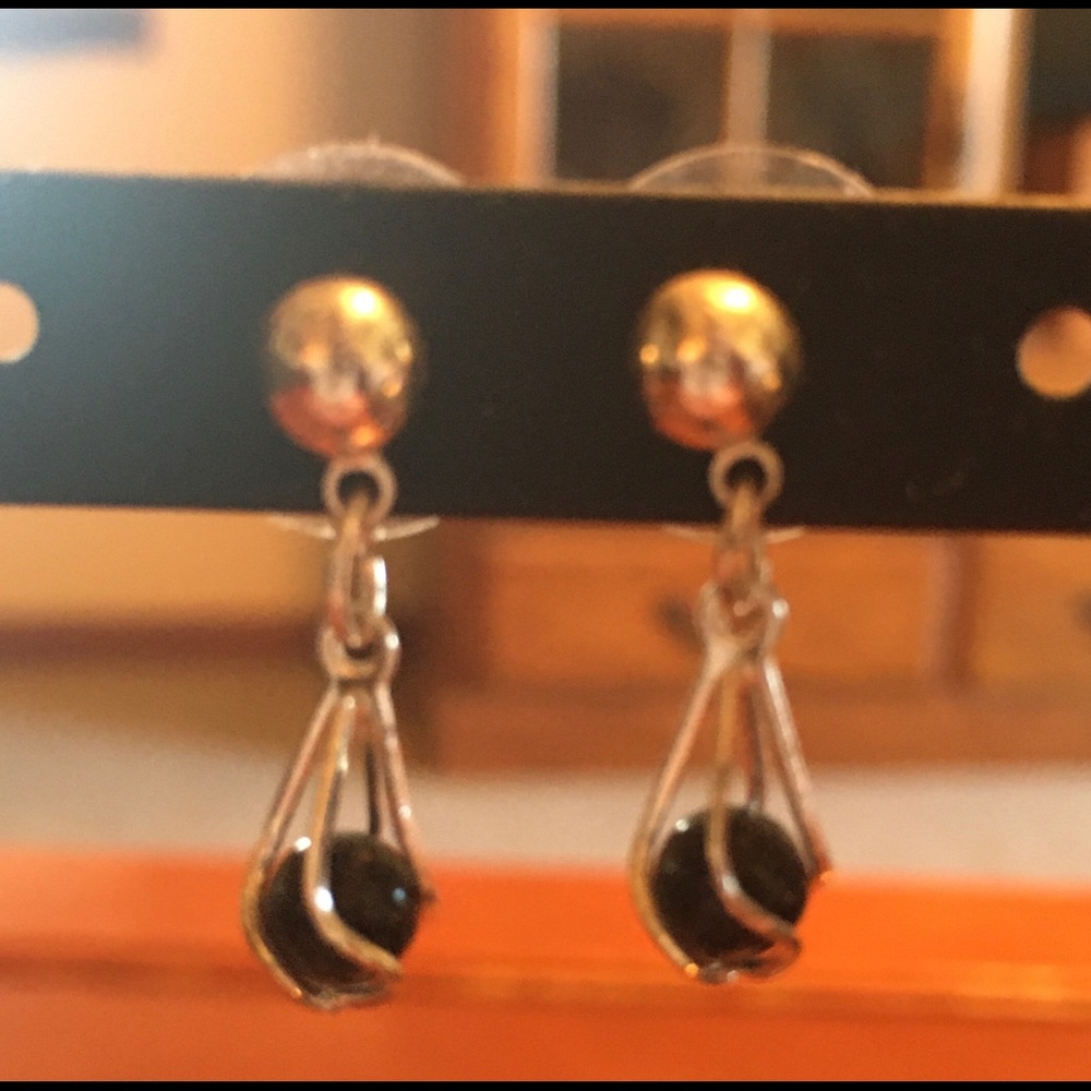 Blue Dangle Earrings